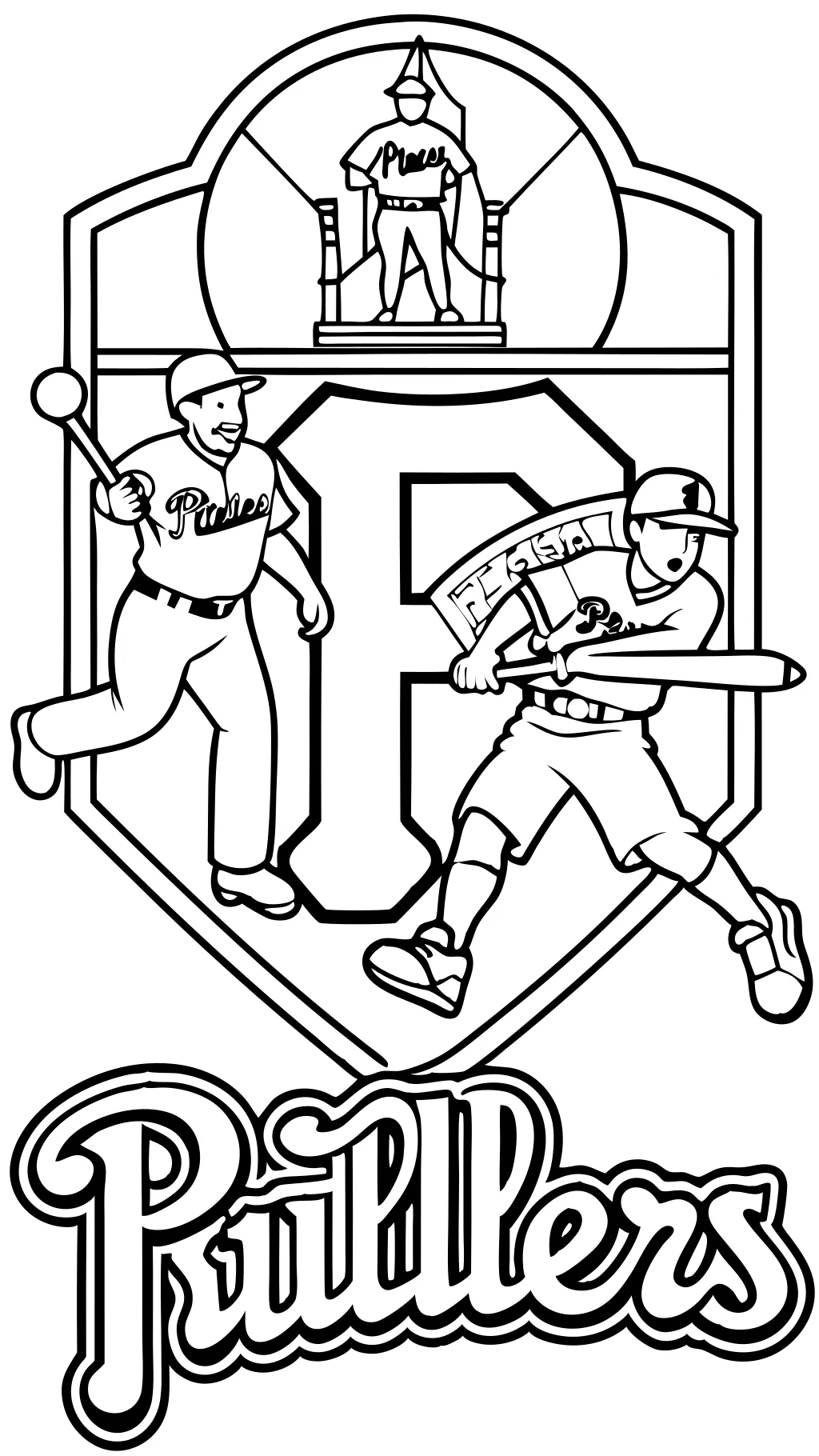 coloring pages phillies